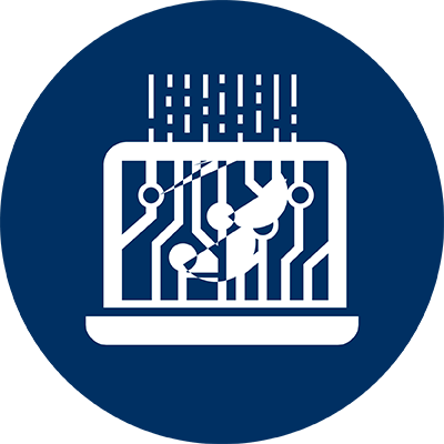 Das Bild ist dekorativ und steht symbolisch für KI-Kompetenz (Grundbildung). 