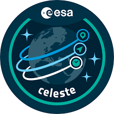 Der ESA-Missionspatch der Celeste-Mission. 